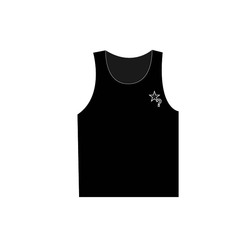 Waffle Knit Vest Black