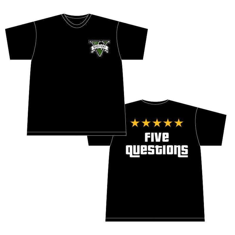 GTA V Short Sleeve Tee Black