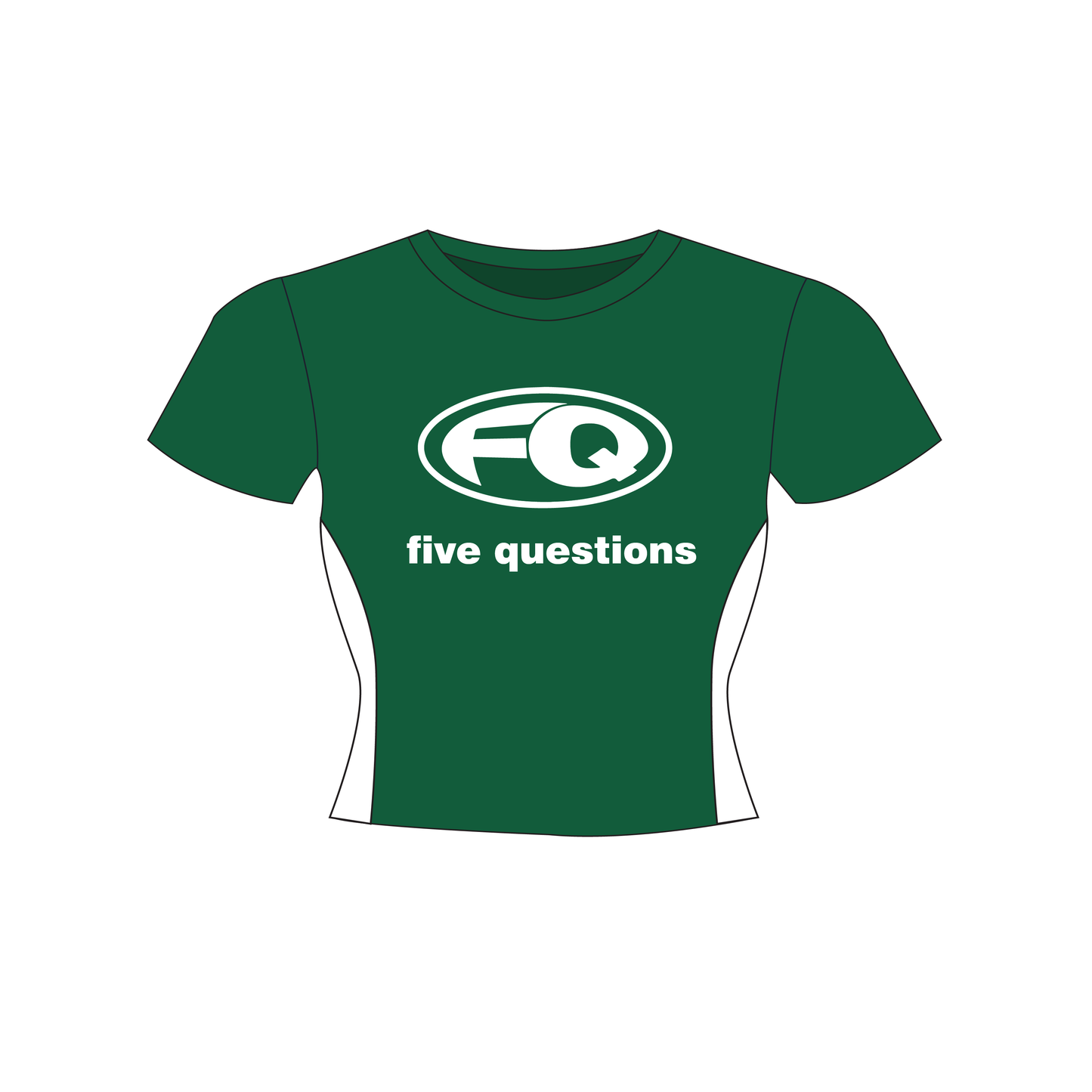 Ladies FQ Baby Tee Green