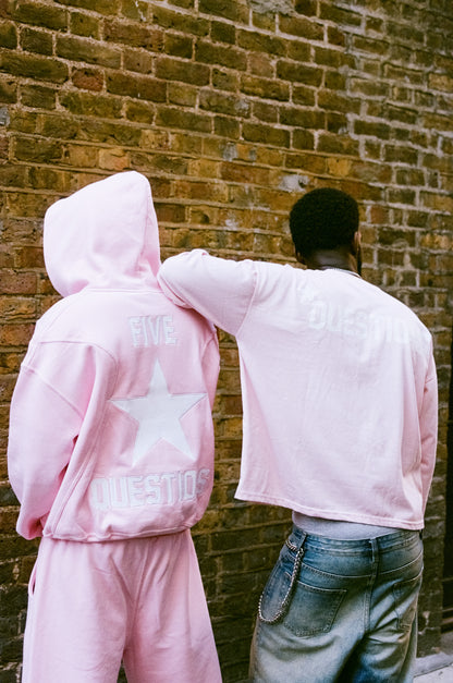Five Star Long Sleeve Tee Pastel Pink