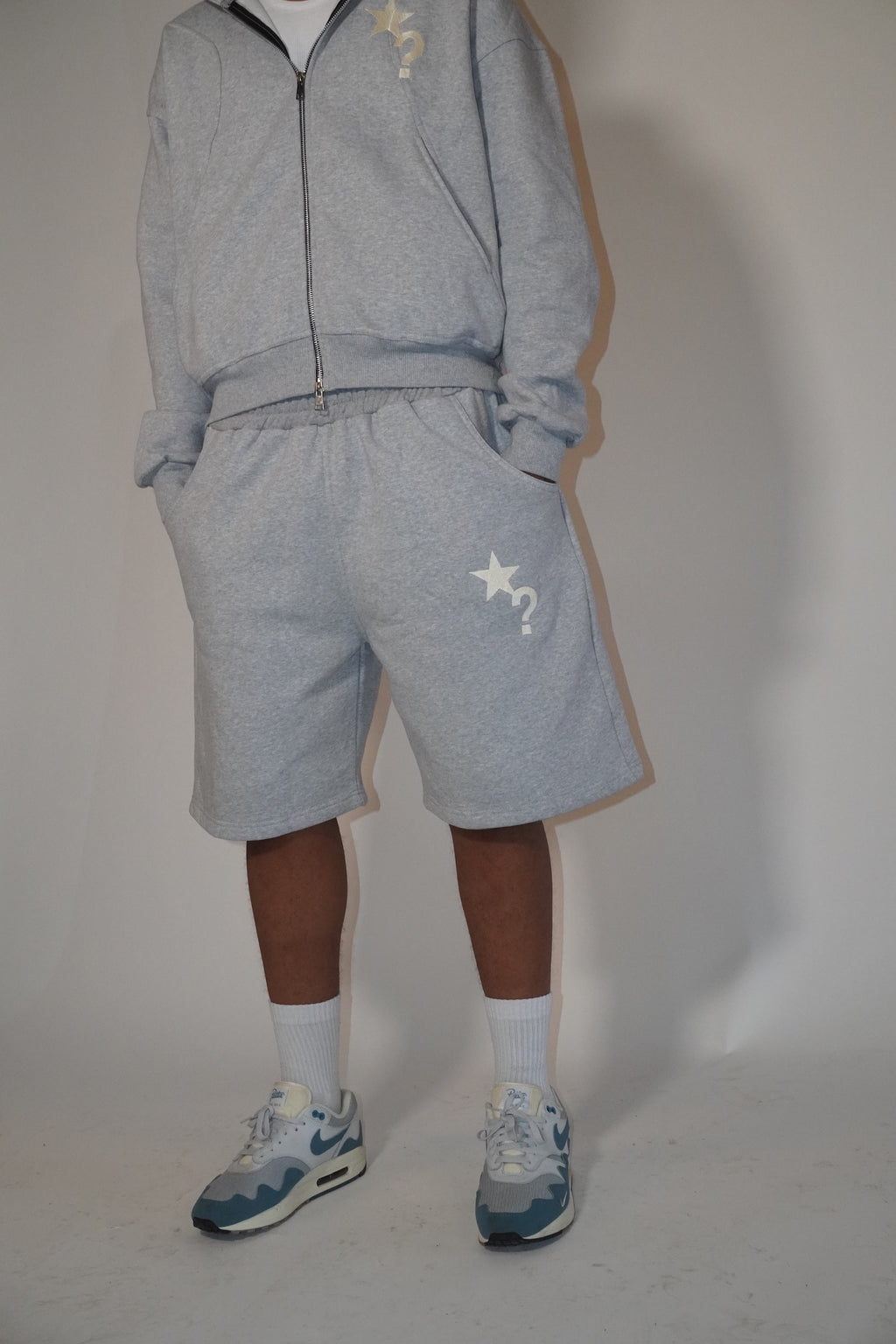 Fleece Shorts Grey