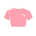 Ladies Pink Baby Tee