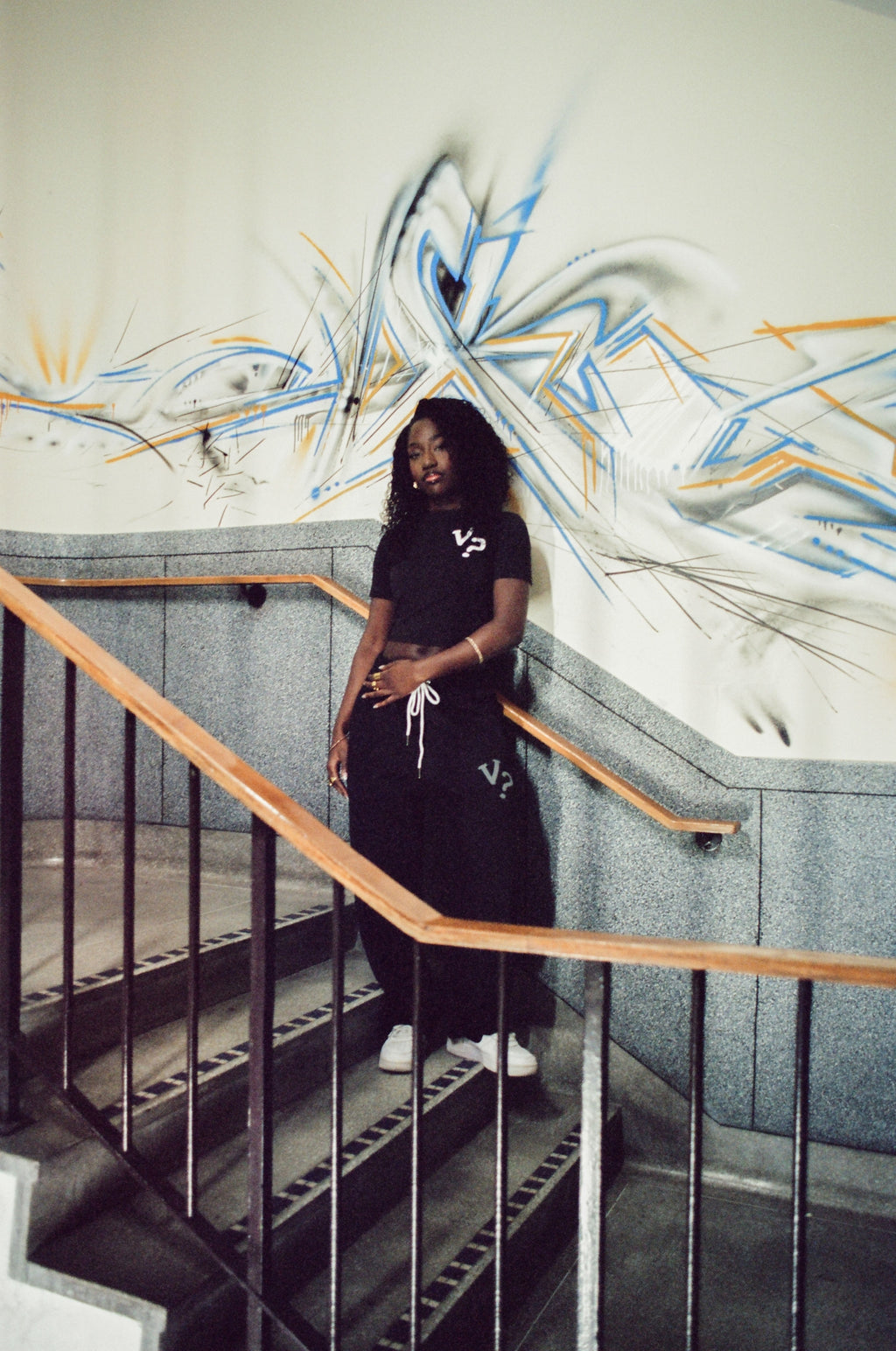 Ladies Black Baby Tee