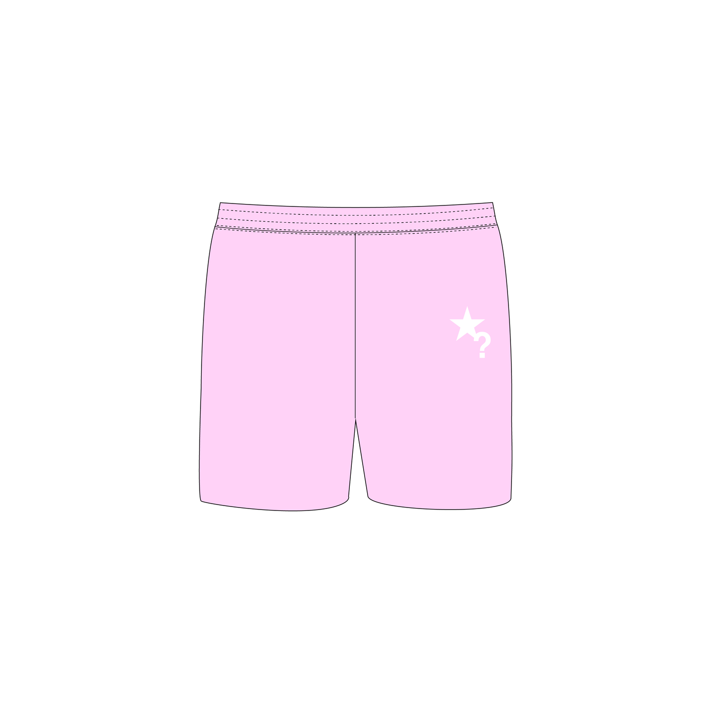Fleece Shorts Pastel Pink