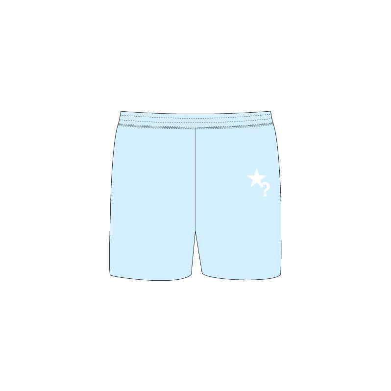 Fleece Shorts Pastel Blue