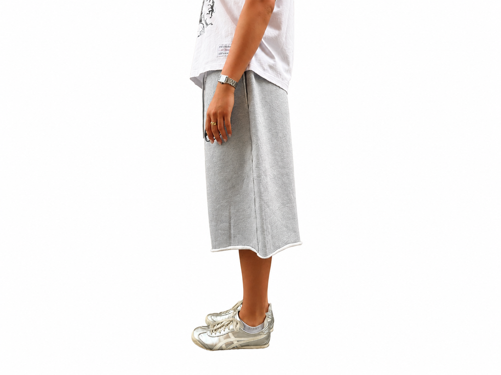 Grey FQ 3/4 Shorts