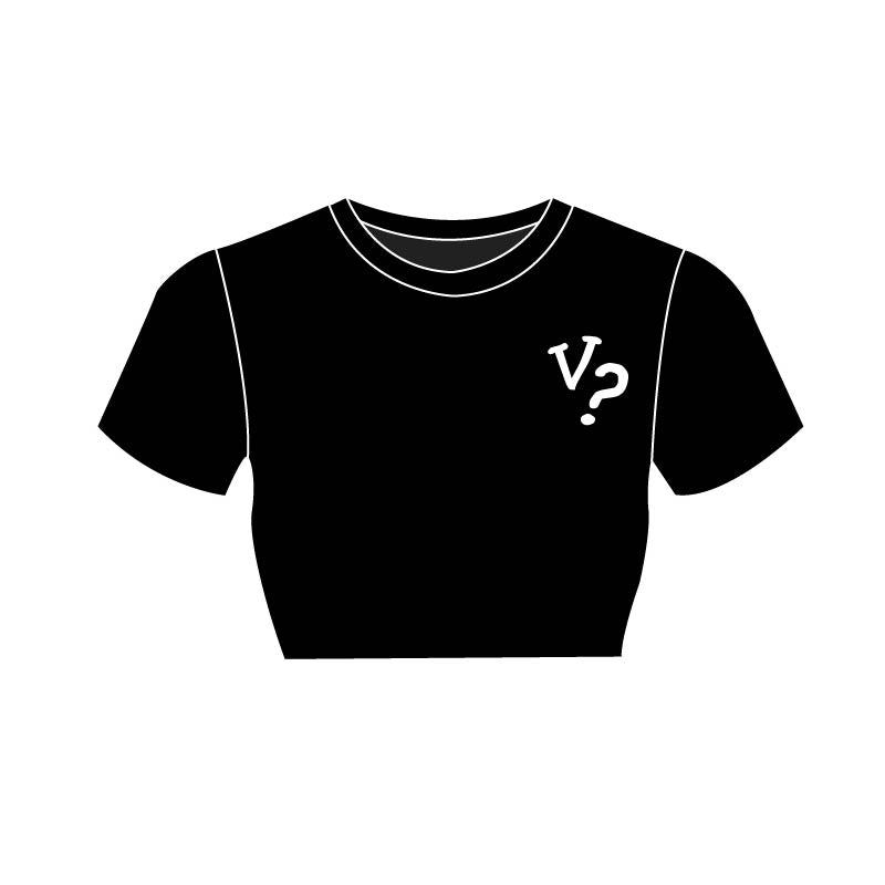 Ladies Black Baby Tee